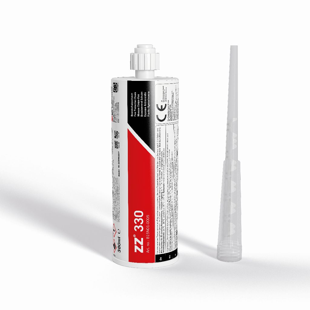 ZappZimmermann 330 2K 380 ml Kartusche + 2 Mischeraufsatz