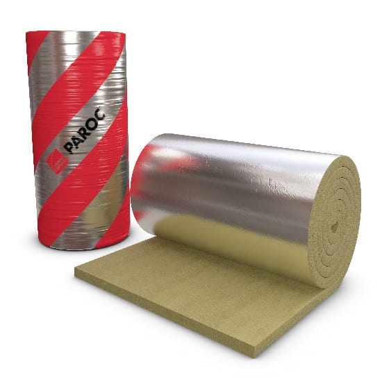 Paroc Hvac 100 x 500 x 2500 1.25 m² Lamella Mat AluCoat Paroc Hvac 100 x 500 x 2500 1.25 m² Lamella Mat AluCoat
