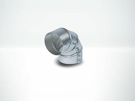Okatherm ⌀ 76 mm Dicke: 30 mm Alu Bogen 90° beschichtet