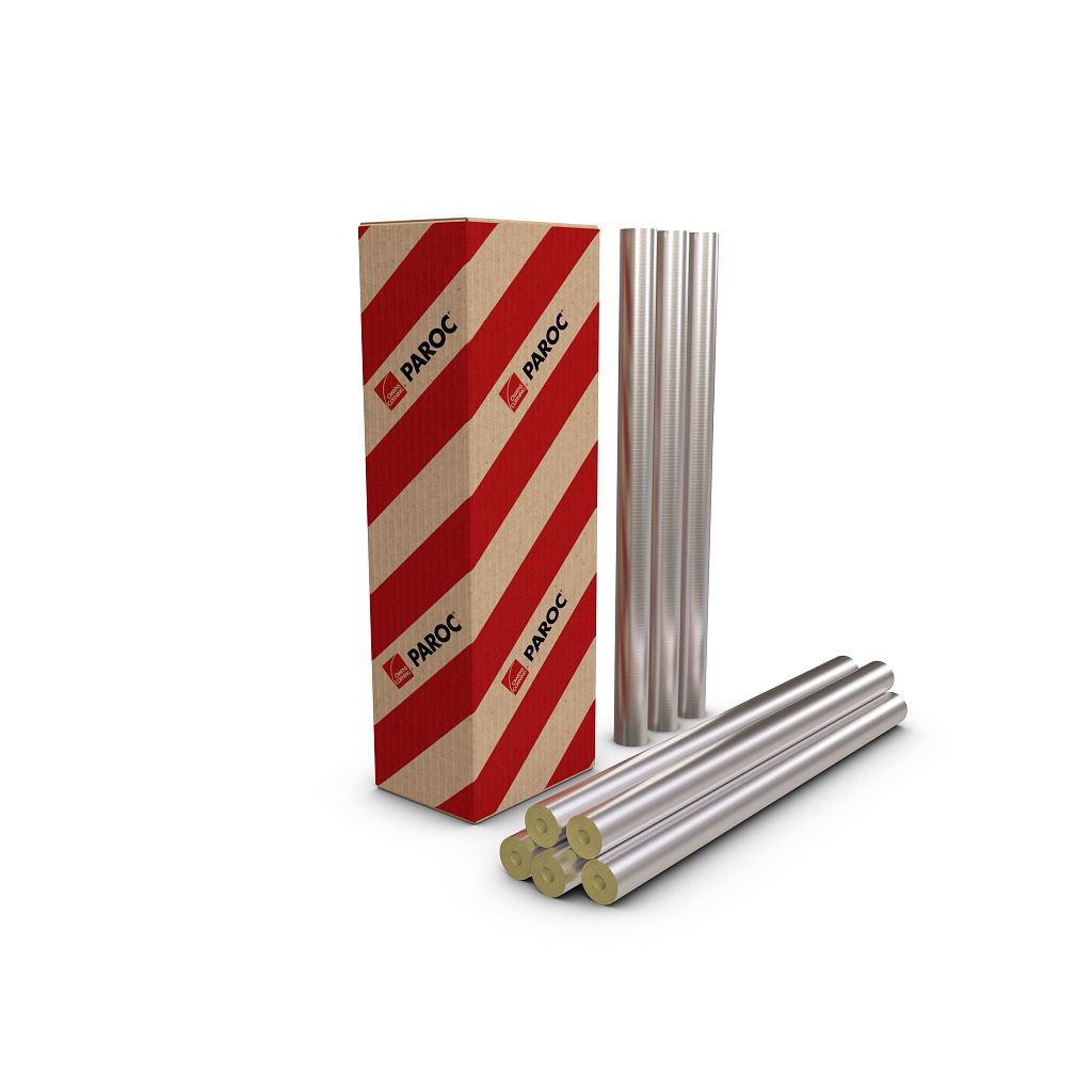 Paroc ⌀ 28 mm Dicke: 30 mm T TRZ Hvac Section AluCoat