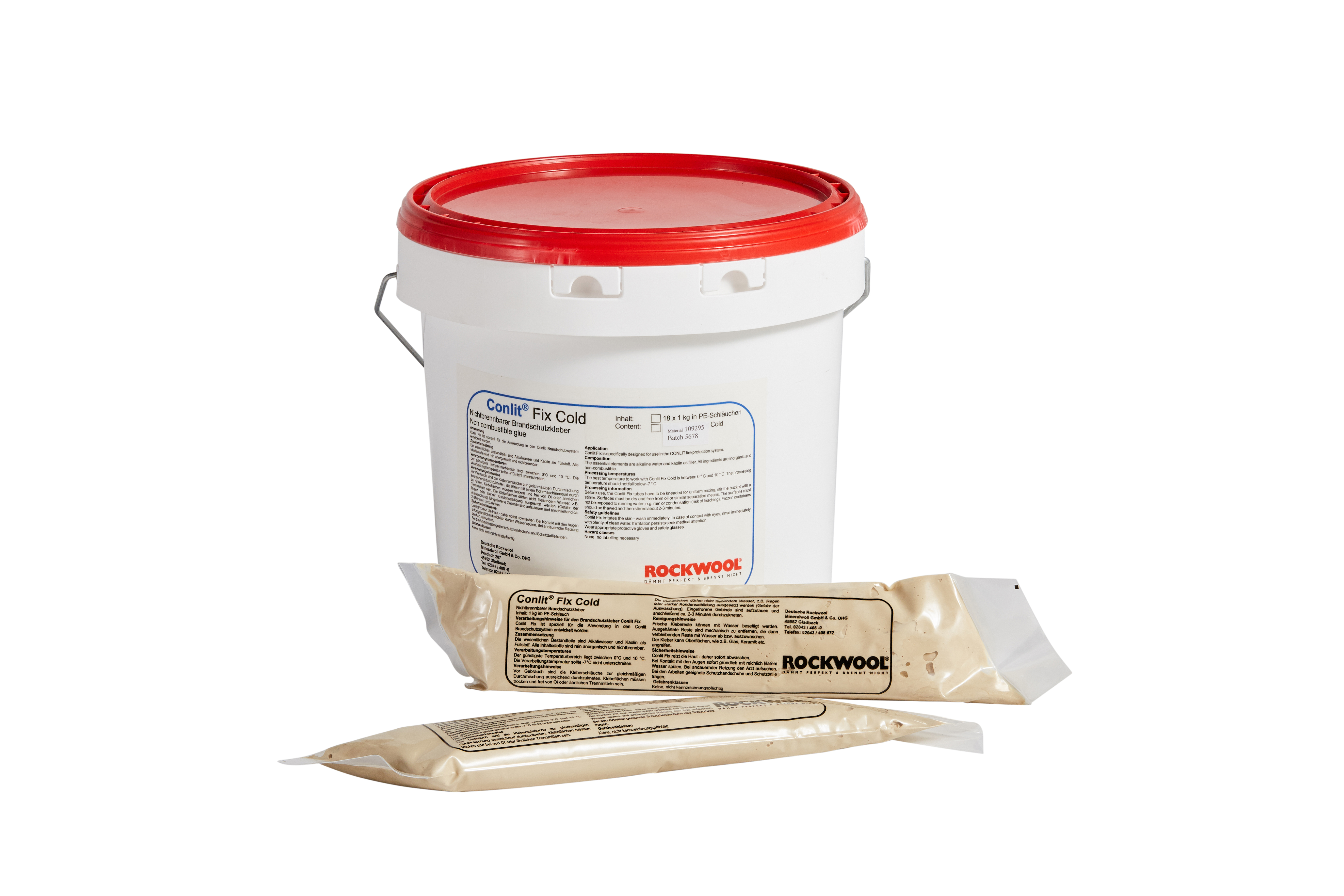 Conlit Fix 20 kg Eimer Kleber Nichtbrennbar Fugen Brandschutz